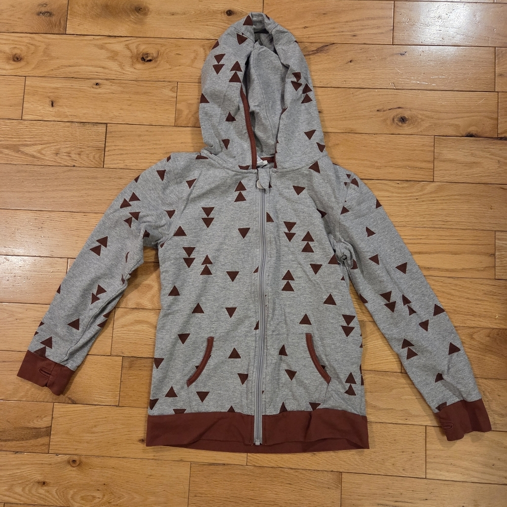 Peekaboo Beans Zip-up Hoodie Size 8